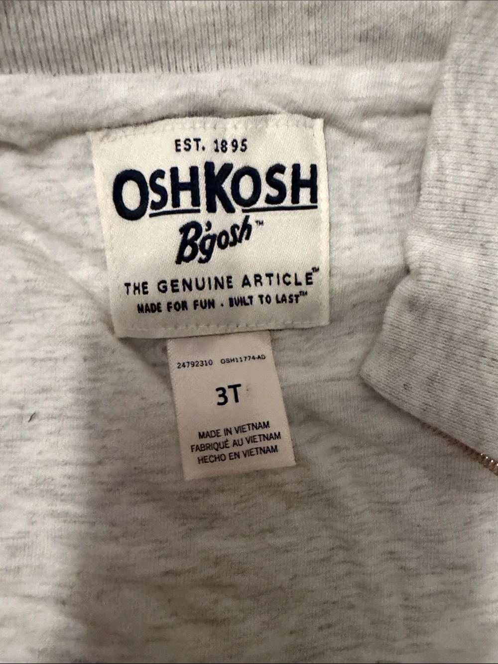 OshKosh Bgosh quilted sleeveless